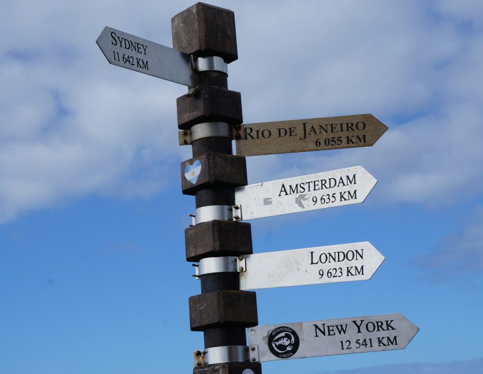 brown and gray road street signs at daytime